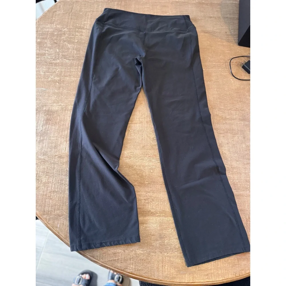Nike Dri-FIT Legend Black Straight Leg Yoga Training Pants XL Long Womens